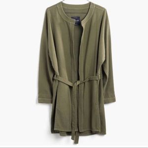 Madewell stitch-edge duster jacket